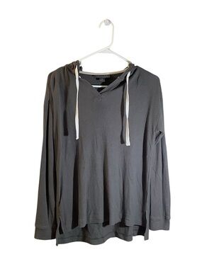Free Fly Long Sleeve Waffle Hoodie – Gray